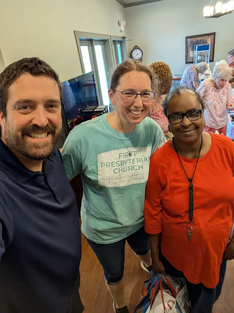 Rob Hipp at a First Presbyterian Church Huntsville community gathering