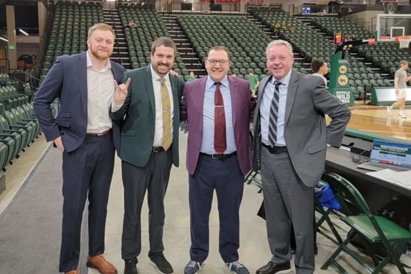 Rob Hipp with North Dakota State colleagues